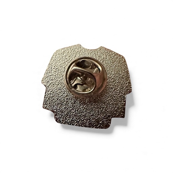 Elton John #1 Dodgers Jersey Enamel Pin Glitter White & Blue Collectible NEW - Picture 6 of 7